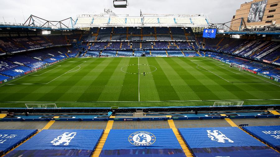 Por enquanto, apenas quem comprou ingressos para a temporada inteira pode frequentar o Stamford Bridge - Chris Lee - Chelsea FC/Chelsea FC via Getty Images 
