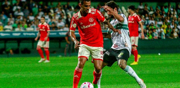 Atacante do Internacional completa limite de jogos no Brasileirão e não vem  mais para o Coritiba