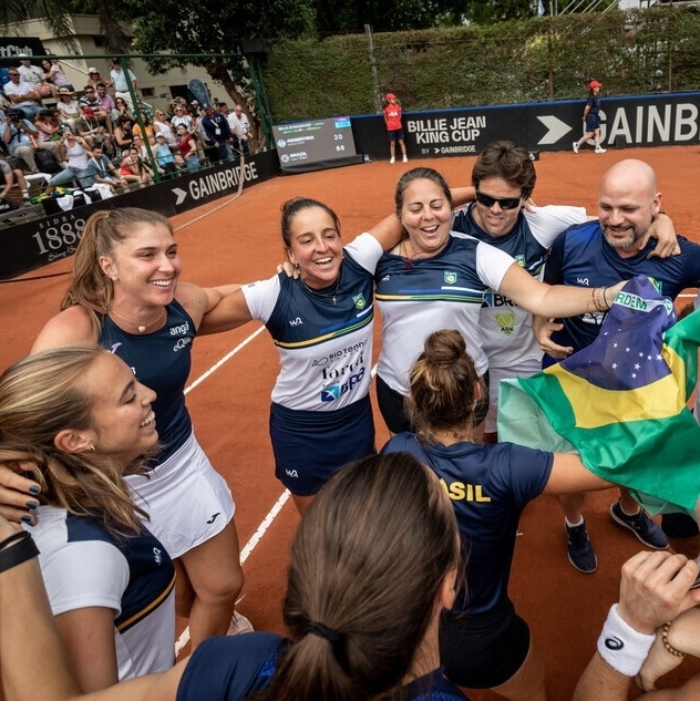 Brasil supera Coreia do Sul nos playoffs da Billie Jean King Cup