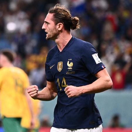 Rabiot empatou para a França contra a Austrália na Copa do Mundo - Jewel SAMAD / AFP