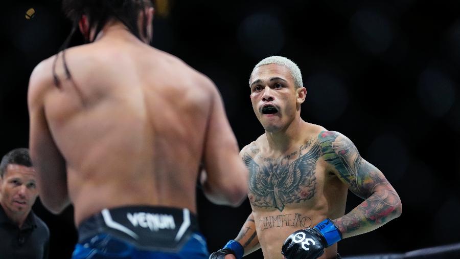 Daniel "Miojo" Lacerda encara CJ Vergara no UFC San Antonio  - Louis Grasse/PxImages/Icon Sportswire via Getty Images