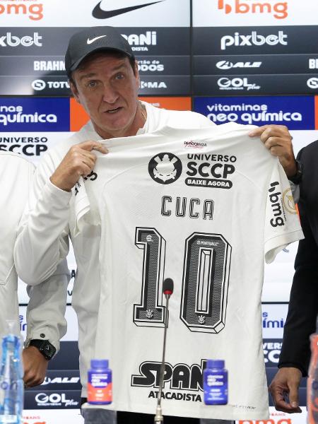 Cuca é apresentado no Corinthians - Rodrigo Coca/Agência Corinthians