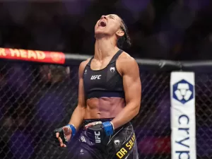 Aula! Natália Silva brilha e vence Jéssica Bate-Estaca no UFC Vegas 97