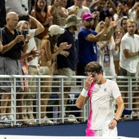 João Fonseca na final do US Open juvenil de 2023