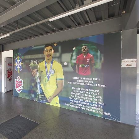 Interior da Ibrachina Arena, uma das sedes da Copinha