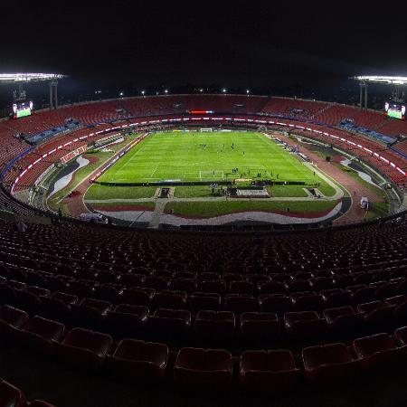 Estádio do Morumbis, antes de São Paulo x Millonarios, pela Copa Sul-Americana