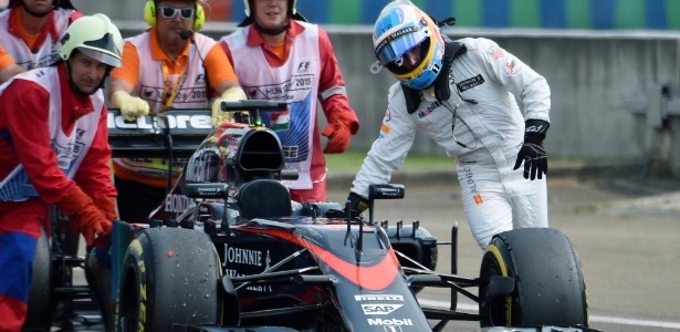 Além da falta de potência, as quebras assombram a equipe de Alonso (foto) e Button - AFP