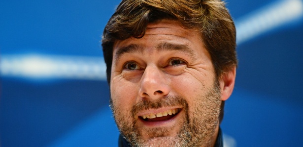 Mauricio Pochettino, técnico do Tottenham, durante entrevista coletiva - Dan Mullan/Getty Images