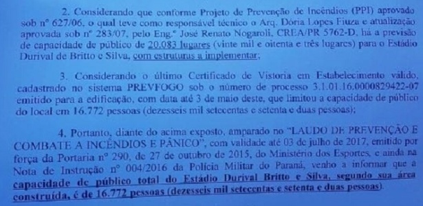 Laudo Vila Capanema - Reprodução - Reprodução