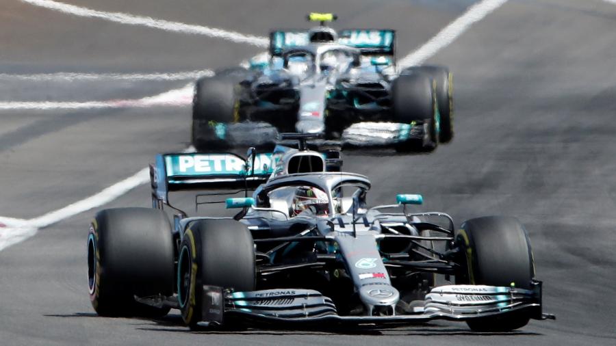 Lewis Hamilton, piloto da Mercedes, no GP da França - REUTERS/Jean-Paul Pelissier