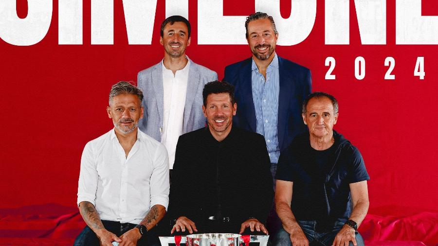Diego Simeone renova até 2024 com o Atlético de Madri - Twitter