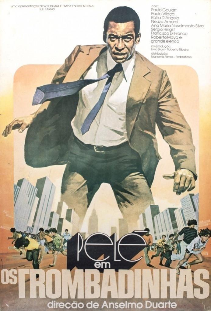 "Os trombadinhas" (1979), filme em que Pelé faz um papel heroico e cômico - Divulgação