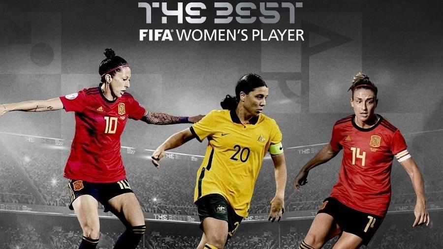 A Fifa divulgou nesta sexta-feira (7) as finalistas do prêmio de melhor jogadora do mundo - Divulgação