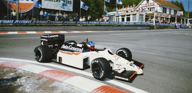 Tyrrell 015 do francês Philippe Streiff, no GP da Bélgica de 1986