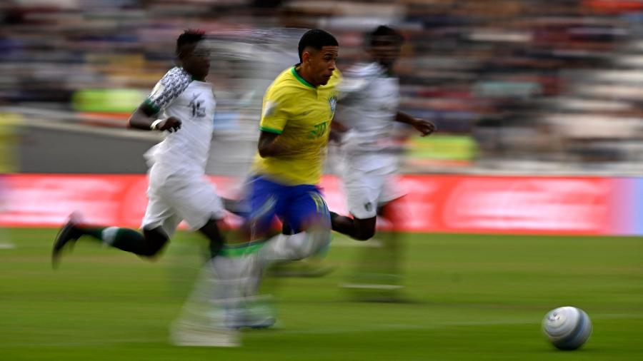Savio, atacante do Brasil, em jogo contra Nigéria no Mundial Sub-20 da Argentina - Fifa/Twitter
