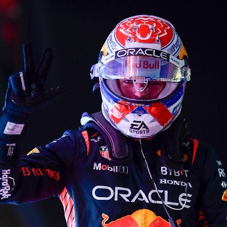 Max Verstappen celebra título após corrida sprint do GP do Qatar de Fórmula 1