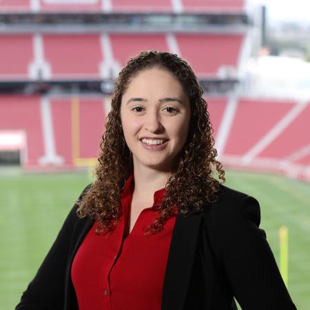 Camila Hammer, gerente de operações do Levi's Stadium, estádio do San Francisco 49ers 