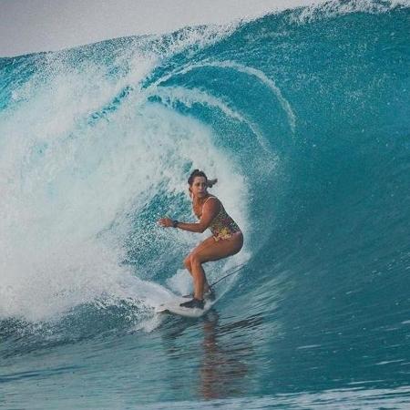 Giulia Manfrini, surfista e influenciadora digital italiana que morreu após ser ferida por um peixe-espada - Reprodução/Instagram