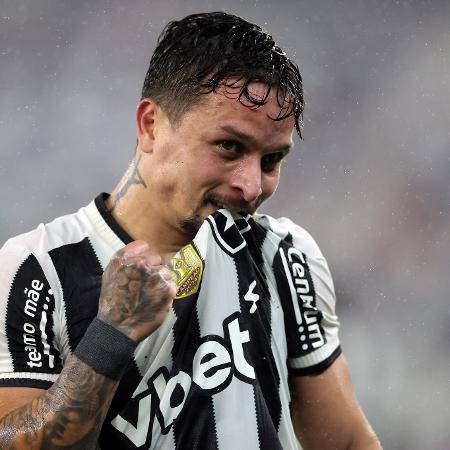 Artur, do Botafogo, comemora gol contra o Internacional, pelo Brasileiro Artur, do Botafogo, comemora gol contra o Internacional, pelo Brasileiro