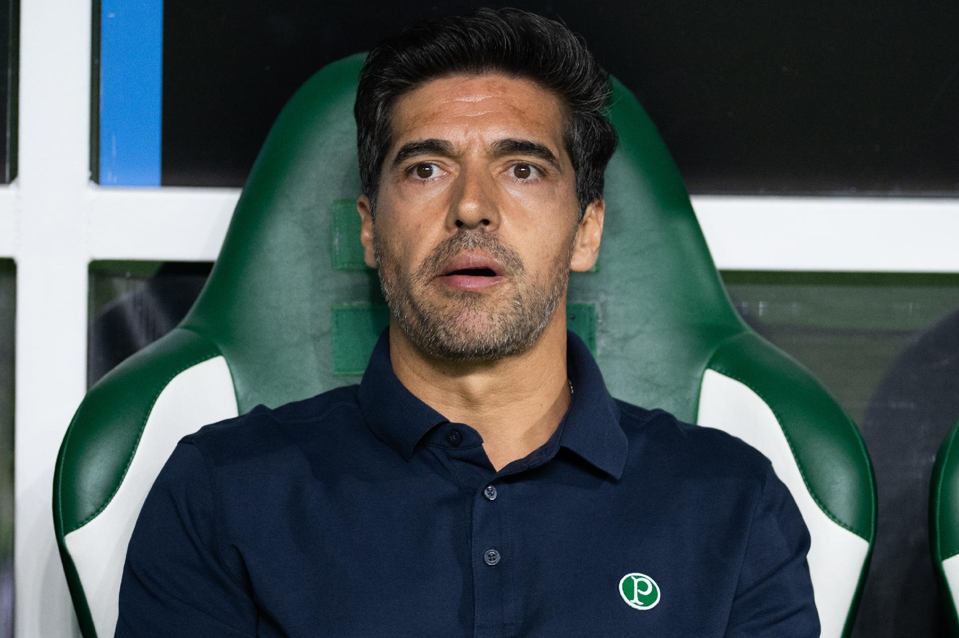 Abel Ferreira, técnico do Palmeiras, durante jogo contra o Cerro Porteño - undefined