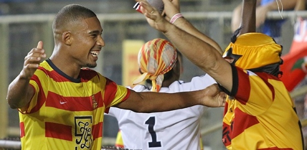 Atacante Stéfano comemora gol do Fort Lauderdale Strikers pela NASL - Divulgação