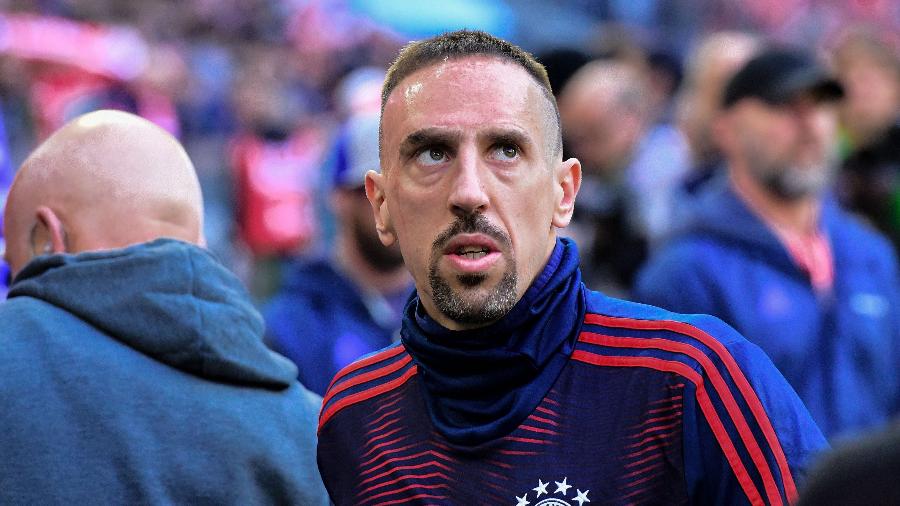 Franck Ribery se despediu do Bayern de Munique - Tobias SCHWARZ / AFP