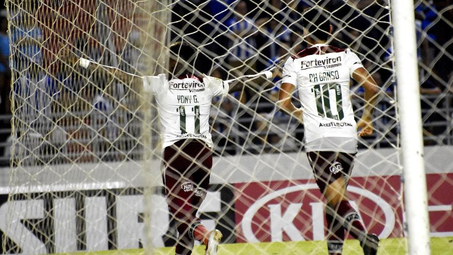 Yony González marcou o gol da vitória do Fluminense em Maceió  - Mailson Santana/Fluminense FC