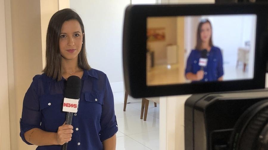 Jornalista esportiva, Livia Laranjeira tem trabalhado na cobertura do coronavírus - Arquivo pessoal