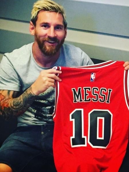 Chicago Bulls brinca e posta foto de Messi com a camisa da equipe - Reprodução/Twitter