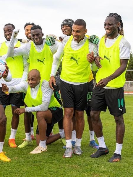 Seleção de Gana treina para amistoso contra o Brasil - Divulgação
