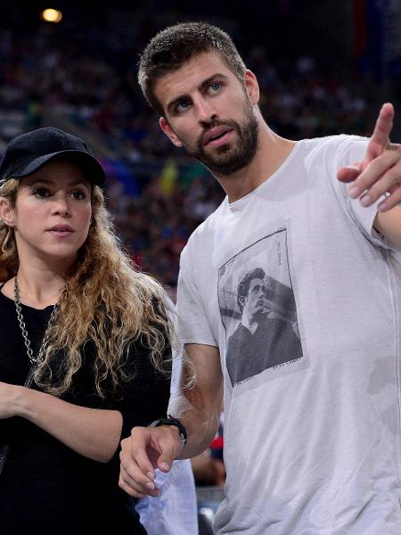 Shakira e Piqué em 2014. - JOSEP LAGO/AFP