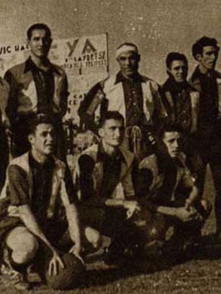 Equipe do Levante durante partida em 1937 - Divulgação