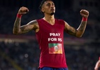Raphinha será multado por homenagem ao RS na vitória do Barcelona - Quality Sport Images/Getty Images