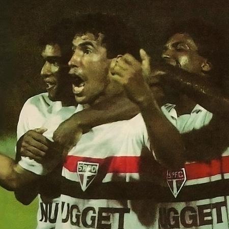 Careca vibra com o São Paulo campeão brasileiro de 1986 - Sérgio Berezovsky/SPFC.net