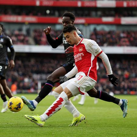 Gabriel Martinelli tem sido reserva do Arsenal