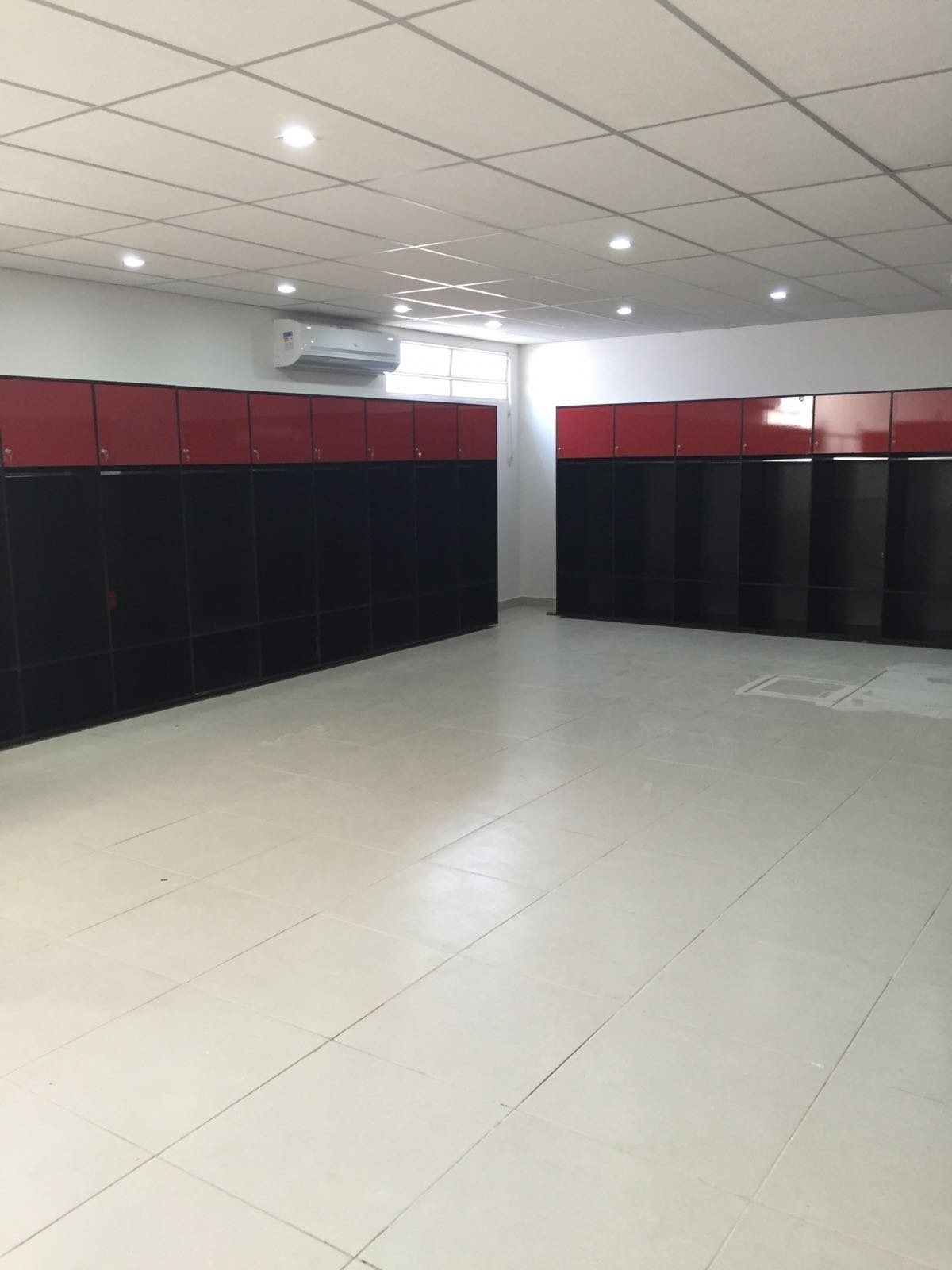 O novo vestiário que será utilizado pelo elenco profissional - Divulgação/Flamengo