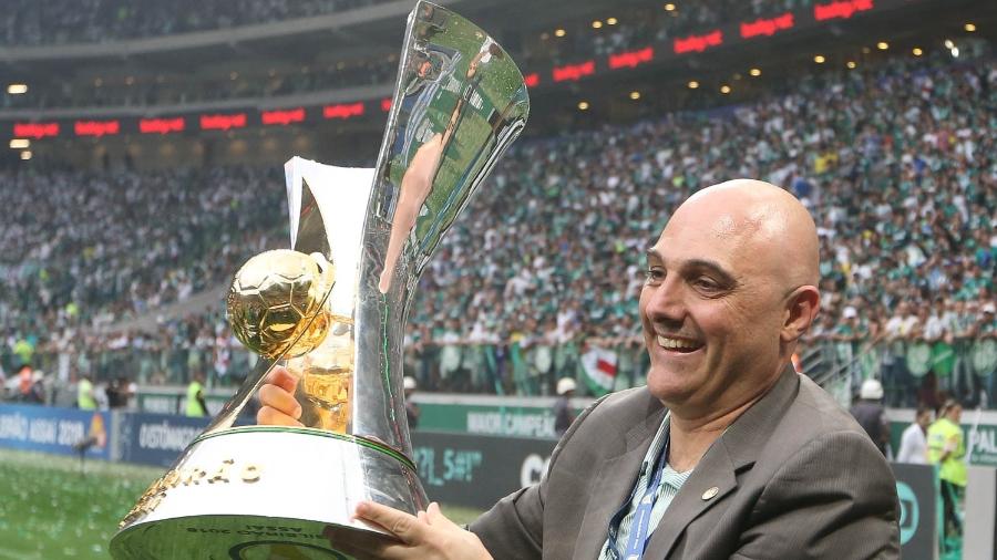 Atual campeão brasileiro, Palmeiras pode sumir da TV aberta em transmissões em 2019 - Cesar Greco/Ag. Palmeiras/Divulgação
