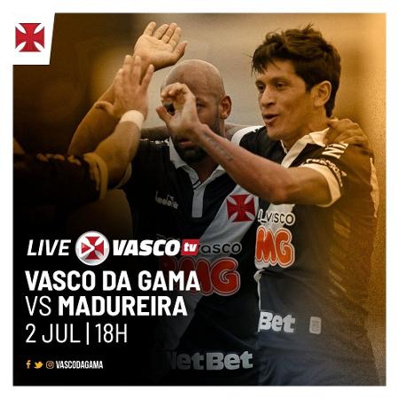 Vasco transmitiu com exclusividade partida contra o Madureira no YouTube e tem colhido frutos - Reprodução / Vasco TV