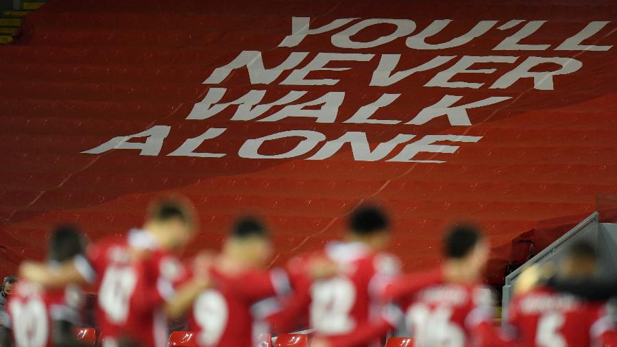 Música "You?ll Never Walk Alone" é símbolo da torcida do Liverpool - Peter Powell - Pool/Getty Images