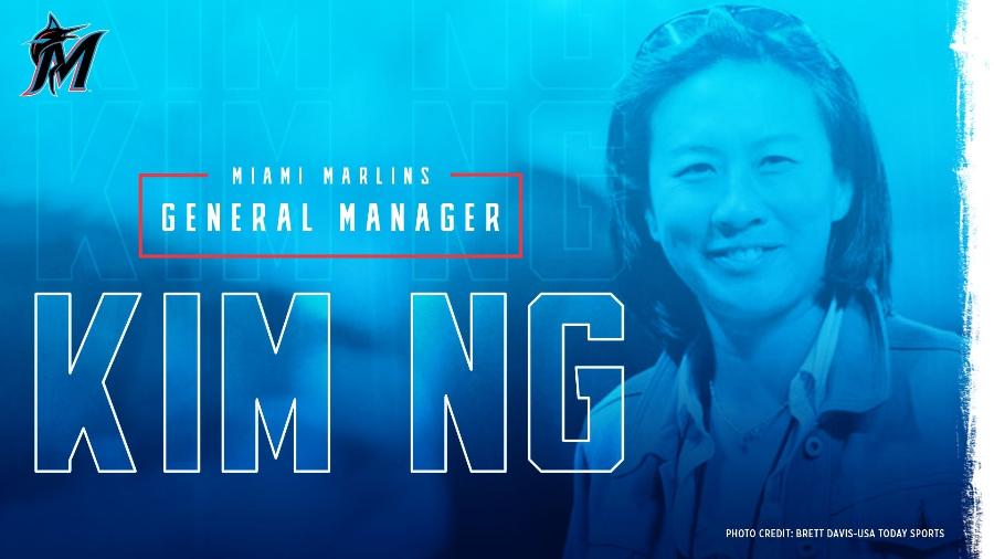 Kim Ng, nova gerente geral do Miami Marlins - Divulgação/Miami Marlins