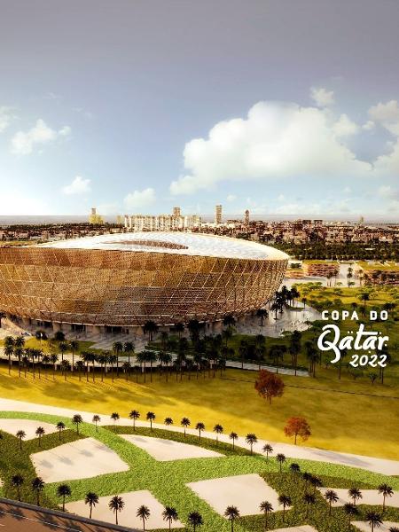 Estádio Lusail, no Qatar, que pode ter jogos da Copa Intercontinental a partir de 2023 - Divulgação/Fifa