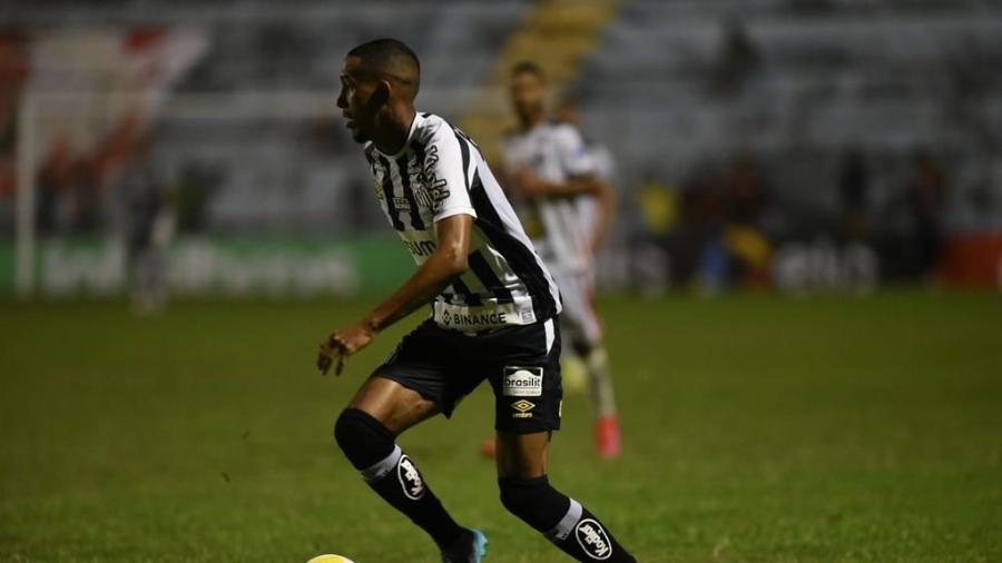 Rwan, do Santos, na partida contra o Salgueiro pela Copa do Brasil - Ivan Storti/Santos FC