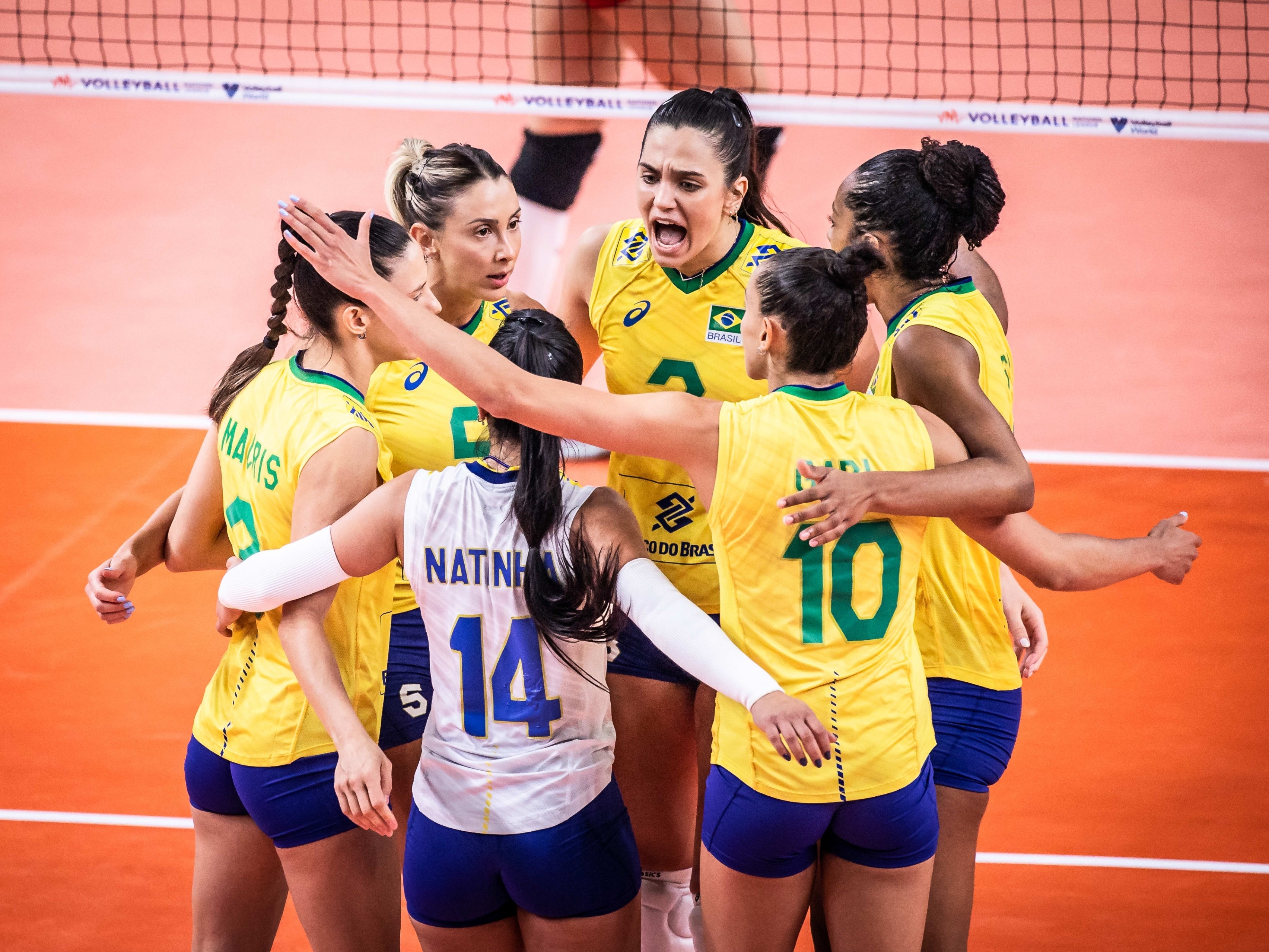 No tie-break, Brasil bate Itália pela Liga das Nações Feminina