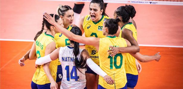 Seleção brasileira feminina de vôlei foi vice-campeã da Liga das Nações de 2022