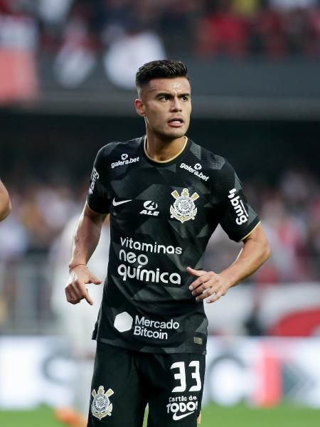 O uruguaio Bruno Méndez e o argentino Fausto Vera, na partida entre Corinthians e São Paulo - Rodrigo Coca/Agência Corinthians