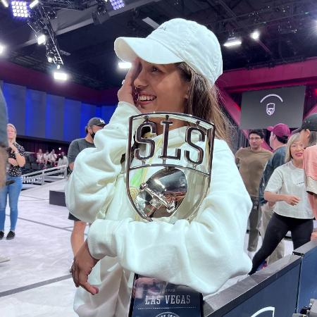 Rayssa Leal, com o título da SLS em Las Vegas - Reprodução/Twitter