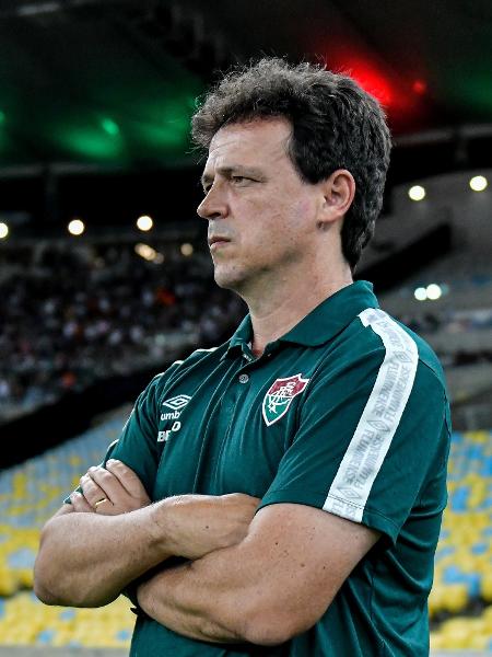 Fernando Diniz, técnico do Fluminense, em jogo contra o Boavista pelo Carioca - Thiago Ribeiro/AGIF