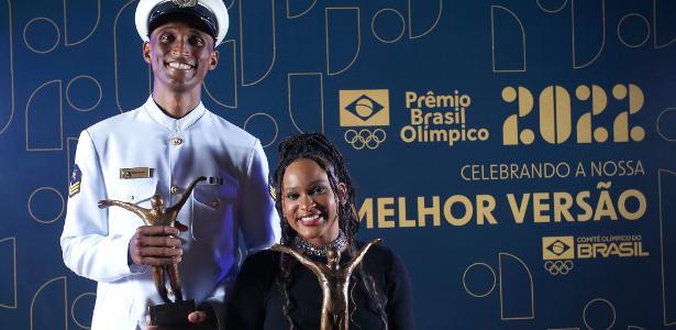 Rebeca Andrade e Alison dos Santos: os melhores do ano no Prêmio Brasil Olímpico
