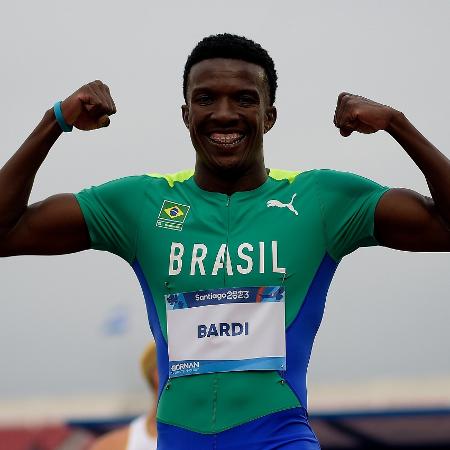 Pan 2023: Felipe Bardi, atleta brasileiro dos 100m