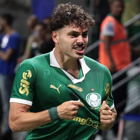 Maurício comemora gol marcado pelo Palmeiras contra o Corinthians no Paulistão Maurício comemora gol marcado pelo Palmeiras contra o Corinthians no Paulistão